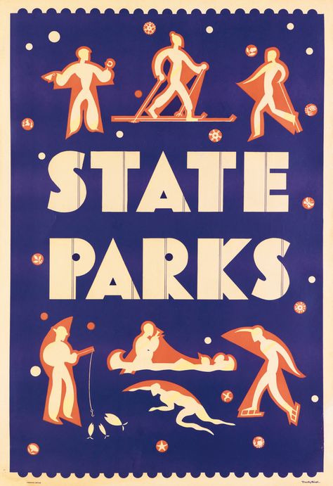 WPA Posters | Poster House Works Progress Administration, Wpa Posters, Library Posters, Award Winning Books, National Park Posters, National Park Service, Yellowstone National, Vintage Travel Posters, Picture Design