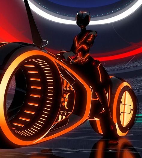 Tron Art, Xe Bugatti, Tron Bike, Tron Uprising, Tron Legacy, Light Cycle, Futuristic Motorcycle, Concept Motorcycles, Flying High