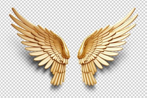 Gold Wings Angels, Angel Wings Transparent Background, Golden Wings Logo, Gold Angel Wings Art, Angel Wing Vector, Mens Glasses Frames, Yearbook Themes, Photo Art Frame, Business Card Maker