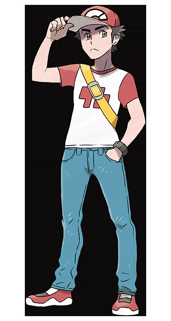 Sun Pokemon, Pokemon Trainer Outfits, Red Pokemon, Pokemon Wiki, Pokemon Rpg, Pokemon Firered, Circus Characters, Trainers Outfit, Pokemon Clothes