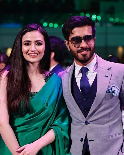 Sana Javed And Feroz Khan, Actors In Suits, Sana Javed, Feroze Khan, Satin Dressing Gown, Koffee With Karan, Feroz Khan, Stylish Dp, Baby Boy Photography