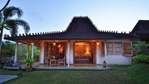 Bali house 10 Java Architecture, Joglo House, Indonesian Decor, Indonesian House, Tropical Colonial, Hut House, Architecture Classic, Jungle House, Bali House