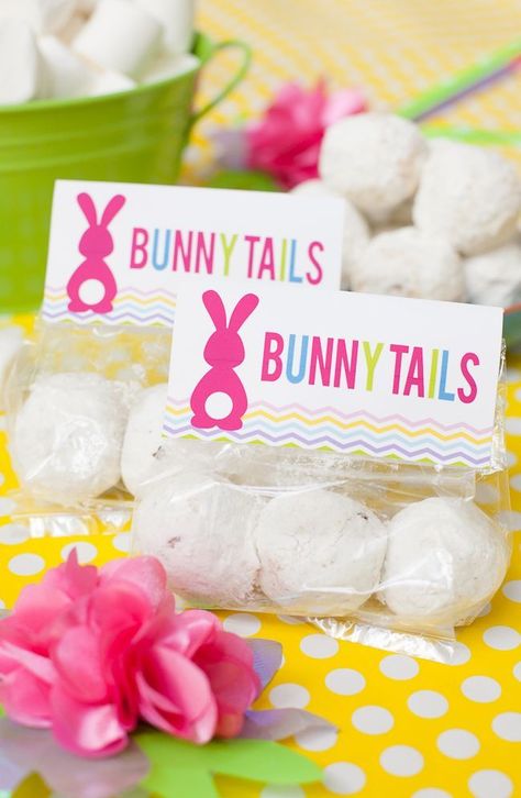 Morning Thought, Bake Easy, Easter Week, Easter Snacks, Easter Favors, Easter Goodies, Bunny Birthday, Bunny Tails, Easter Printables