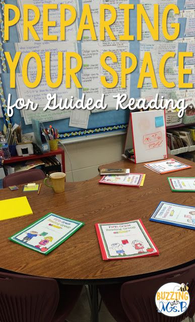 Preparing Your Space for Guided Reading Guided Reading Table Set Up, Small Group Table Set Up, Guided Reading Organization, Creek Ideas, Guided Reading Table, Just Be Honest, Upper Elementary Reading, Reading Stations, Literacy Coaching