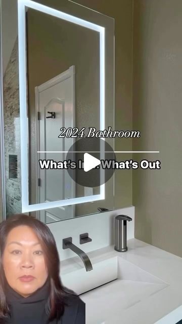 Bathroom Mirror To Ceiling, Bathroom Light Fixtures On Top Of Mirror, Plumbing Fixtures Bathroom, Floating Vanities, With Color, Cabinets To Ceiling, Tub Deck, Led Mirrors, Renovation Tips