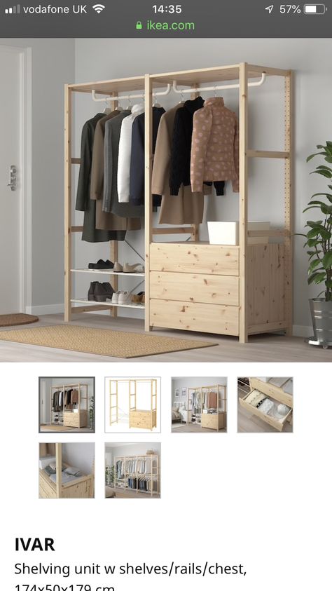 Diy Cupboards Bedroom, Wooden Wardrobe Design Bedroom, Closet With Shelves, Tiny House Closet, Furniture Design Table, Diy Cupboards, Wooden Wardrobe Design, Small Bedroom Storage, Bedroom Cupboards