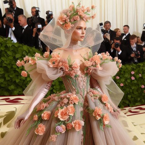 The Garden of Time Garden Of Time Met Gala, Garden Of Time Dress, Artistic Dress, Gala Looks, Trash Fashion, Eden Dress, Vintage Dress Patterns, Fantasy Gowns, Fairytale Dress