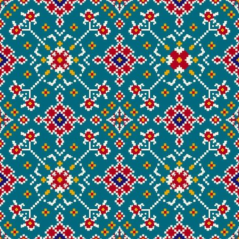 Aztec Pattern Art, Kalash Decoration, Patola Print, Islamic Patterns, Textile Prints Design, Indian Patterns, Beautiful Art Paintings, Branding Design Packaging, Handmade Paper Crafts