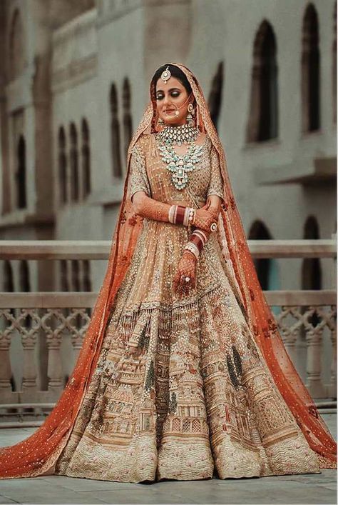 Double Dupatta Colour Combinations for Indian Brides - Witty Vows Bridal Lehenga Latest, Double Dupatta, Lehenga Latest, Rimple Harpreet, Lehenga For Girls, Pink Bridal Lehenga, Best Indian Wedding Dresses, Wedding Lehenga Designs, Indian Bride Outfits