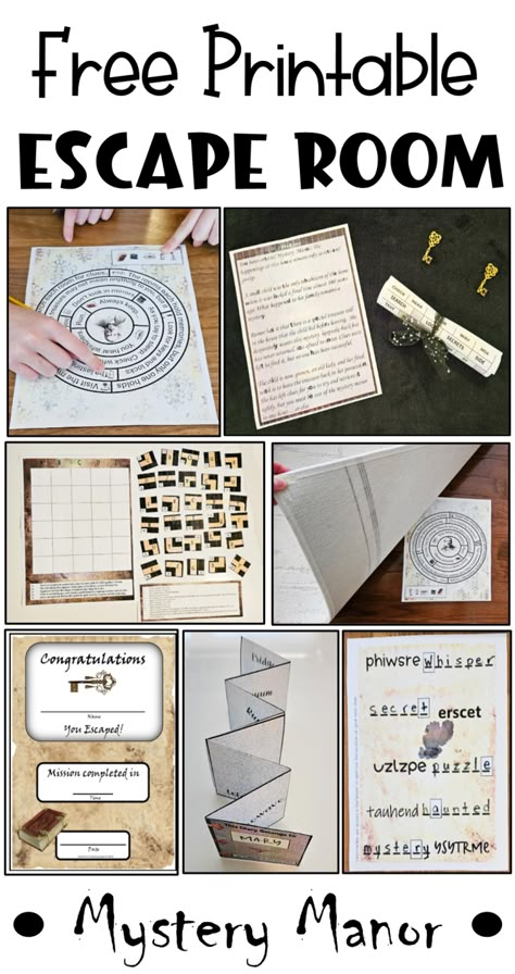 Problem Solving Activities For Kids, Home Escape Room, Play In The Classroom, Screen Free Activities For Kids, Escape Room Diy, Printable Escape Room, Escape Room Games, Escape Room Party, Escape Room For Kids