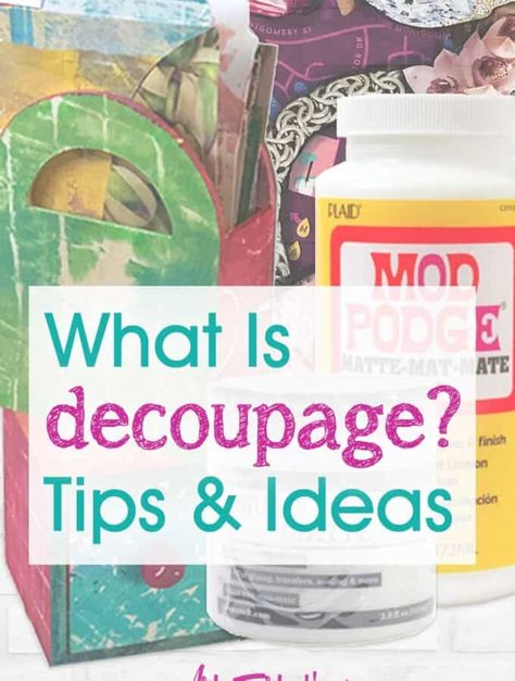 Modern Decoupage Art, How To Decoupage, Picture Transfer, Diy Journaling, Mod Podge Projects, Clothespin Magnets, Fun Diy Projects, Decoupage Crafts, Random Products