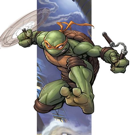 TMNT Mikey by PatrickBrown, Comic Teenage Mutant Ninja Turtles, Michelangelo turtle, mutant, digital painting illustration, art, inspirational art Michelangelo Ninja Turtle, Teenage Mutant Ninja Turtles 2012, Tmnt Michelangelo, Patrick Brown, Tmnt Wallpaper, In Motion, Tmnt Mikey, Teenage Mutant Ninja Turtles Artwork, Teenage Mutant Ninja Turtles Art