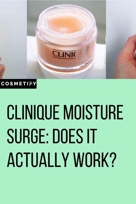 Putting your trust in a new product is hard, especially when it comes with a hefty price tag. But don't worry, we're here to try and test out some of the hottest products. First on the list? The #Clinique Moisture Surge Range!  #beauty #skin #skincare #skincaretips #beautytips Moisture Surge Clinique, Clinique Skincare, Aloe Water, Moisture Surge, Face Spray, Neutrogena Hydro Boost, Clinique Moisture Surge, Clinique Moisturizer, Overnight Mask