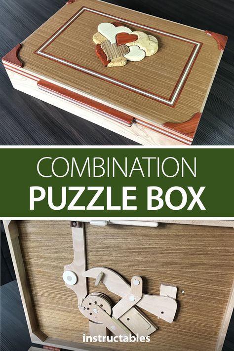 Keep Sake Box, Escape Box, Wood Puzzle Box, Japanese Puzzle Box, Wooden Puzzle Box, Escape Room Puzzles, Diy Puzzles, Secret Box, Unique Puzzles