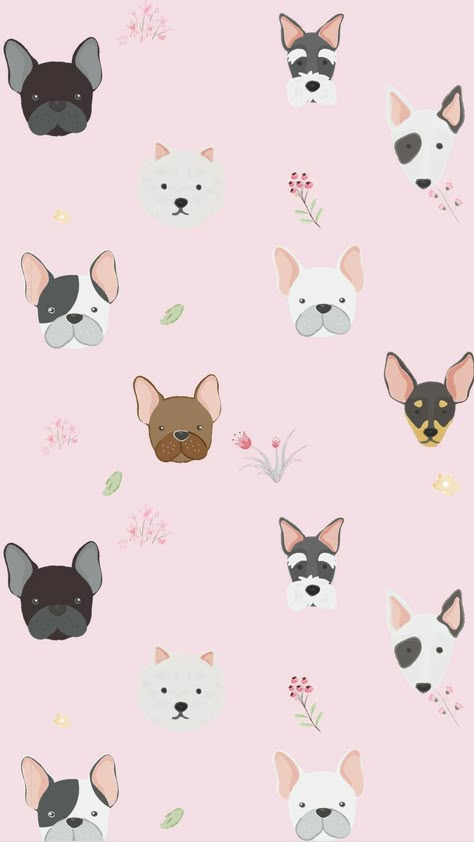 Dog Wallpaper Aesthetic, Pet Wallpaper, Iphone Wallpaper Modern, Pets Wallpaper, French Bulldog Tattoo, Wallpaper Dog, Cute Dog Wallpaper, Galaxy Theme, Animal Print Wallpaper