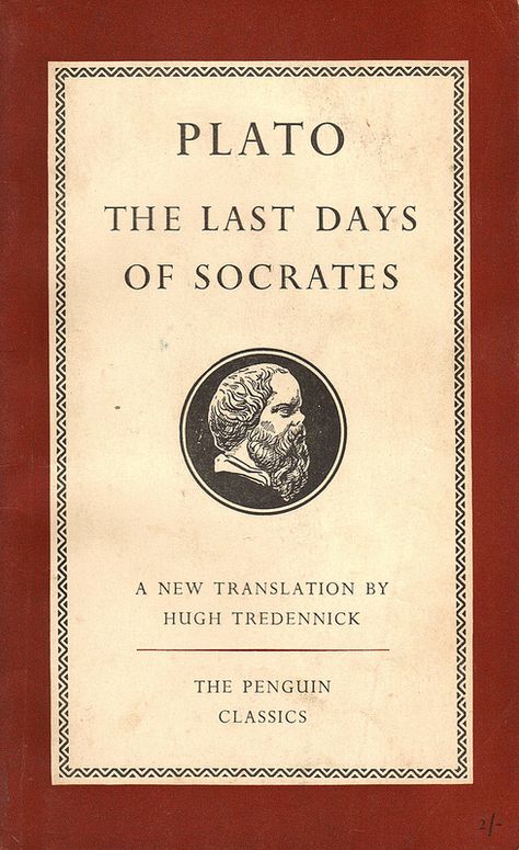 Penguin Classics: Plato - The Last Days of Socrates Classic Reads, Puffin Books, Ancient Mediterranean, Penguin Books Covers, Penguin Publishing, Occult Books, Penguin Book, Philosophy Books, Penguin Classics