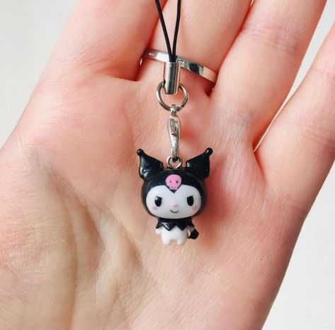 Sanrio Stuff, Clay Keychain, Polymer Clay Flower Jewelry, Tanah Liat, Hello Kit, Clay Diy Projects, Cute Polymer Clay, Polymer Clay Miniatures, Cute Clay