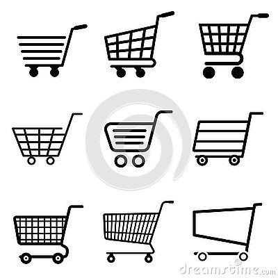 Shopping Cart Tattoo, Grocery Shopping Illustration, Grocery Cart, Mobile Applications, Symbol Logo, Embroidery Inspiration, Design Development, Future Tattoos, Shopping Cart