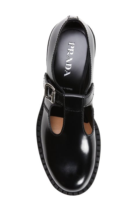 Prada Chocolate T-Strap Shoe in Nero at Nordstrom, Measurement 13Us- #13Us #Chocolate #Nero #Nordstrom #Prada #shoe #Size #TStrap Check more at https://howcandothis.com/manstyle/prada-chocolate-t-strap-shoe-in-nero-at-nordstrom-measurement-13us/ 70s School, T Strap Shoes, T Bar Shoes, Fashion Moodboard, Shoes Prada, Shoes World, Mens Designer Shoes, An Aesthetic, School Uniforms