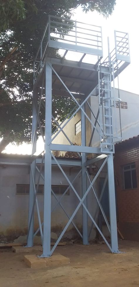 Water Tank Stand Design, Steel Water Tanks, House Main Gates Design, Metal Doors Design, Tank Stand, Grill Door Design, Water Storage Tanks, Main Gate Design, Door Gate Design