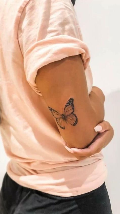 butterfly tat inspo in 2022 | Butterfly tattoo, Tattoos, Butterfly tattoos on arm Men Butterfly Tattoo, Unique Butterfly Tattoo Designs, Arm Tattoos For Women Forearm, Mens Butterfly Tattoo, Aesthetic Tattoo Ideas, Butterfly Tattoos On Arm, Unique Butterfly Tattoos, Gorilla Tattoo, Unique Butterfly