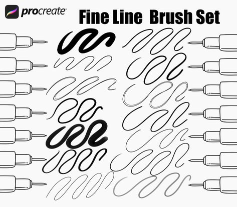 ✅⬆️CLICK THE LINK!!⬆️ Download 45+ Procreate brushes for fineline, pen, lineart, inking & stippling. Perfect for creating illustrations, comics, and graphic design. . #Croquis #Procreate_Brushes_Lineart #Procreate_Lineart #Soft_Sketch Procreate Lineart, Soft Sketch, Sketch Brush, Free Procreate, Illustrator Brushes, Brushes Procreate, Procreate Ipad Art, Procreate Brushes Free, Procreate Ipad