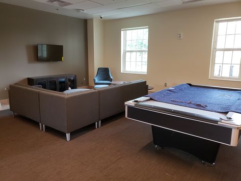 Common Area, 2017 Dorm Common Area, University Of Miami, Common Area, Poker Table, Dorm Room, Miami, Dorm Rooms