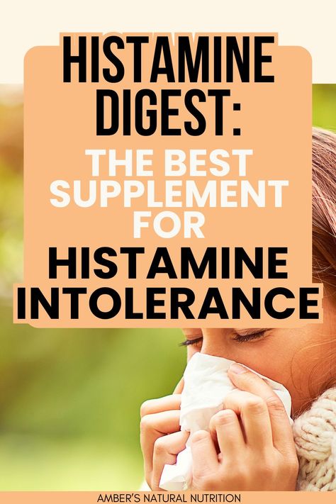 woman blowing her nose due to symptoms of histamine intolerance Dao Enzyme Supplements, High Histamine Symptoms, Dao Enzyme, Diamine Oxidase, Histamine Foods, High Histamine Foods, Low Histamine Foods, Histamine Intolerance, Low Histamine Diet