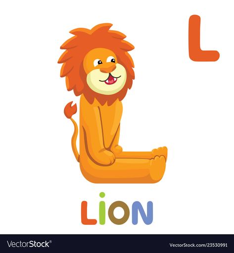 L For Lion, Lego Alphabet, L Is For Lion, Lion Cute, Preschool Letter Crafts, Lion Craft, Alphabet Animals, Hand Art Kids, Preschool Reading