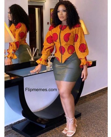 Nancy Isime, Ankara Top Styles, African Tops For Women, Ankara Styles For Women, Ankara Dress Designs, Adventurous Life, Ankara Tops, African Print Tops, African Print Dress Ankara