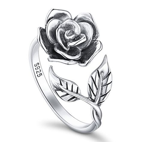 Rose Flower Ring, Rings Gifts, Flower Rings, Wedding Party Jewelry, Rose Ring, Party Jewelry, Open Ring, Flower Ring, Rings For Women