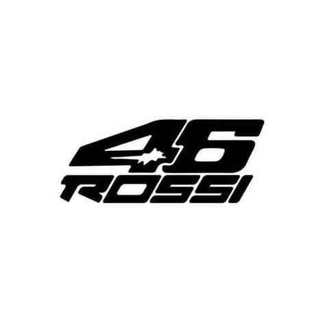 46 Rossi Sticker 46 Rossi Wallpaper, Rossi Wallpaper, Valentino Rossi Logo, Vr46 Valentino Rossi, Motorbike Art, Wallpaper Black And White, Bike Logo, Racing Stickers, Car Sticker Design