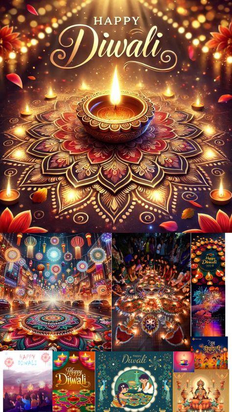 Diwali Collage, Diwali, Collage