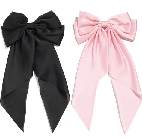 🎀🌷💋 Hair Bows For Women, Bows Pink, Large Hair Bows, Long Hair Tips, Wedding Charm, Pink Hair Bows, Pink Amazon, Hair Clamps, Hair Accessories Clips