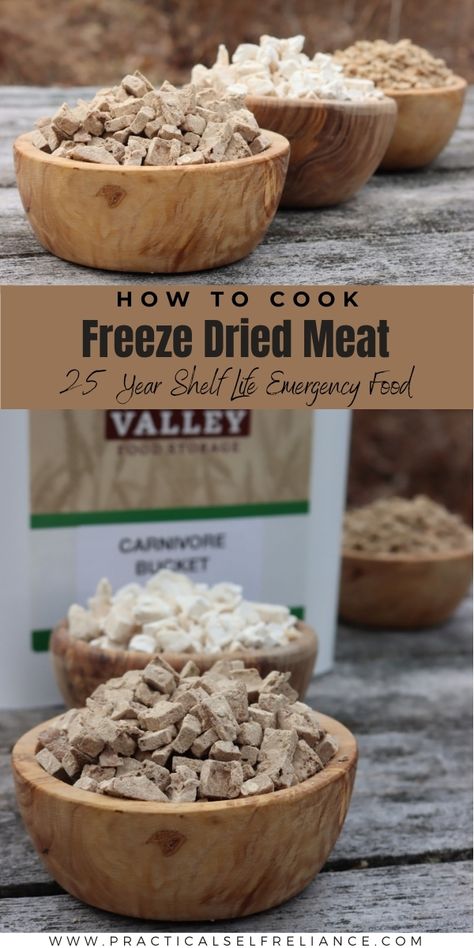 Recipes For Freeze Dried Foods, Freeze Dried Meat Recipes, Dry Freeze Food, How To Use Freeze Dried Food, Using Freeze Dried Food, Freeze Drying Meat, Harvest Right Freeze Dryer Ideas, How To Reconstitute Freeze Dried Food, Storing Freeze Dried Food