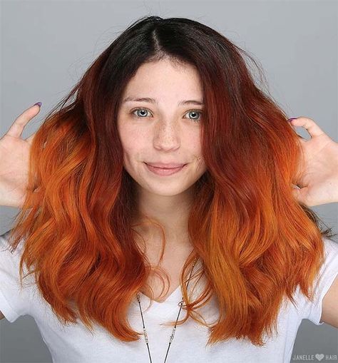 Copper Hair With Highlights, Copper Hair Dye, Hairstyles Weave, Black Hair Ombre, Hair Dye Tips, Dyed Hair Men, Hair Color Orange, Color Tips, Hair Color Options