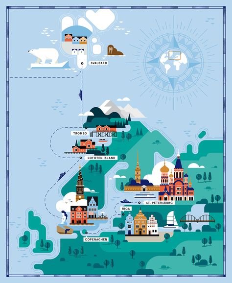 BOAT International – San Lorenzo on Behance Island Map Illustration, Map Doodle, Icon Minimal, Maps Illustration, Map Icon, Sea Map, City Maps Design, Map Creator, International Magazine