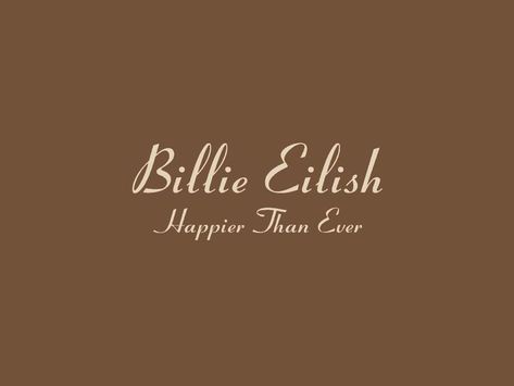 Billie Eilish - Happier Than Ever Happier Than Ever, After Movie, Creative Profile Picture, Favorite Song, Phone Themes, Twenty One Pilots, Super Mario Bros, Billie Eilish, How To Fall Asleep