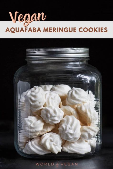 Vegan meringues? Oh yes, sweet friend. It is shockingly easy to make gorgeous, pillowy vegan meringue cookies from the magical ingredient: aquafaba. They're plant-based, dairy-free, and totally divine. https://www.worldofvegan.com/vegan-meringue-cookies/ Vegan Meringue Recipe, Aquafaba Meringue, Meringue Cookies Recipe, Almond Meringue, Lemon Meringue Cookies, Dairy Free Pudding, Vegan Meringue, Dried Lemon Peel, Meringue Recipe