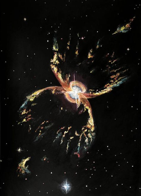 Nebula Painting, Crab Nebula, Time Continuum, Time Space, Space Time, Image Types, Constellations, Saatchi Art, Oil On Canvas