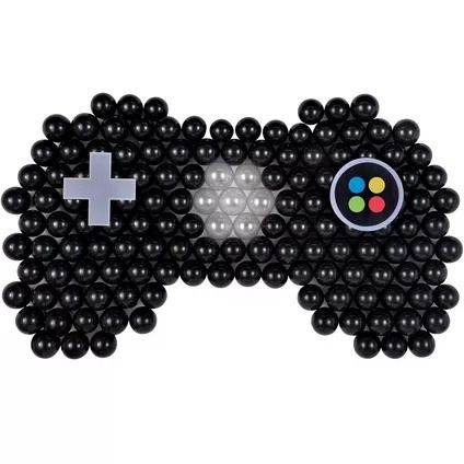 Air-Filled Game Controller Sculpted Balloon Backdrop Kit Nintendo Switch Balloon Garland, Video Game Balloon Garland, Video Game Party Decorations, Gamer Baby, Gaming Party, Balloon Template, Gamer Party, Video Games Birthday Party, 1 Balloon