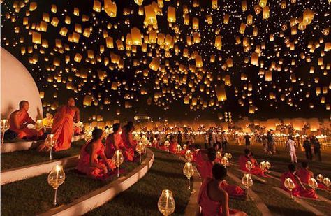 the Lighting Festival of Myanmar, is held on the full moon day of the Burmese lunar month of Thadingyut. As a custom, it is held at the end of the Buddhist lent (Vassa). Floating Lantern Festival, Sony World Photography Awards, Floating Lanterns, Celebration Around The World, Festivals Around The World, I Saw The Light, Lantern Festival, Chiang Mai Thailand, World Photography