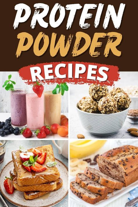 Attention health nuts: need to add more to your arsenal of protein powder recipes? This roundup covers a ton! Shakes, smoothies, granola, the list goes on. Unflavored Protein Powder Recipes, Recipes Using Protein Powder, Quest Protein Powder Recipes, Quest Protein, Unflavored Protein Powder, One Person Meals, Protein Food, Best Protein Powder, Protein Powder Recipes