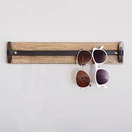 Diy Furniture Bedroom, Leather Wall, Accessories Holder, Wall Accessories, Sunglass Holder, Eyeglass Holder, Decor Guide, Wall Organization, Pottery Barn Teen