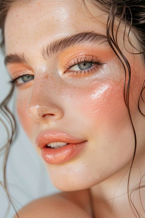 Innocent Makeup Look, Ethereal Makeup Looks, Delicate Makeup, Pastel Eyeshadow, Ethereal Elegance, Wedding Makeup Tutorial, Face Charts, Make Up Tutorials, Natural Spring