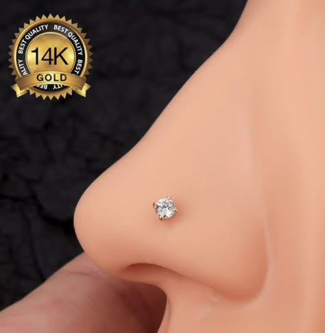 Nose Piercing Stud Diamond, Nose Ring Stud Gold, Nose Piercing Placement, Small Nose Stud, Heart Nose Stud, Small Nose Studs, Piercing Placement, Stud Nose Piercing, Cute Nose Rings