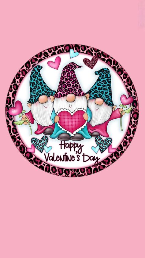 Valentines Gnomes Wallpaper, Gnome Images Free, Gnome Wallpaper Iphone, Valentines Pics, Valentines Day Images, Gnome Wallpaper, Owl Pottery, Valentines Illustration, Gnome Pictures