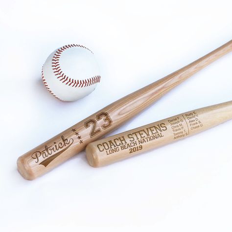 Personalized Coach Gifts, Softball Coach Gifts, Softball Coach, Baseball Bats, Baseball Coach, Team Coaching, Softball Team, Baseball Gifts, Baseball Season