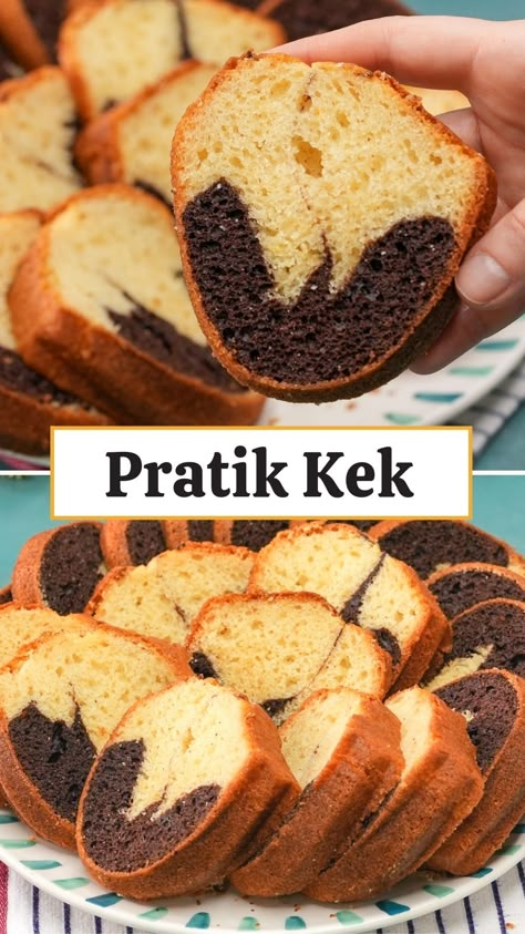 Pratik Kek Tarifi - Nefis Yemek Tarifleri - #4293391 Yummy Eats, Dessert Recipes Easy, Recipes Easy, Dessert Recipes, Easy Meals, Pasta, Bread, Quick Saves