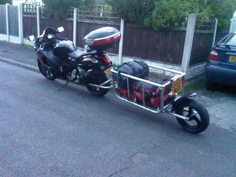 Motorcycle Trailer For Sale, Pull Behind Motorcycle Trailer, Pull Behind Trailer, Bike Trailer Hitch, Motorcycle Camping Gear, Dog Trailer, Motorcycle Trailer, Motorcycle Camping, Bike Trailer